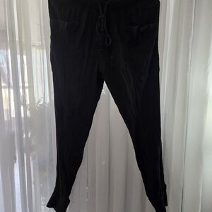aerie Black Drawstring Joggers